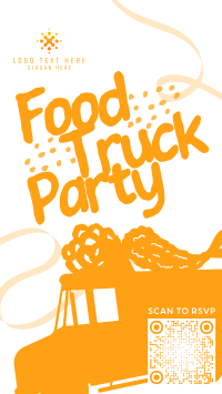 Food Truck Party Facebook Story Design
