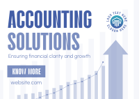 Business Accounting Solutions Postcard Image Preview