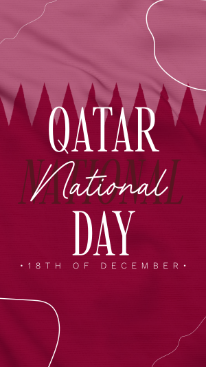 Qatar National Day Greeting Instagram story Image Preview