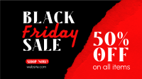 Black Friday Flash Sale Facebook event cover Image Preview