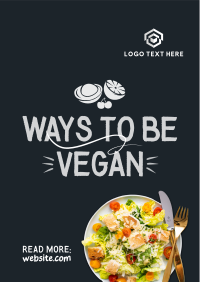 Vegan Food Adventure Flyer Design