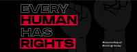 Every Human Has Rights Facebook Cover Design