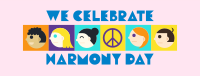 Tiled Harmony Day Facebook Cover Design