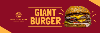 Double Cheese Burger Twitter header (cover) Image Preview