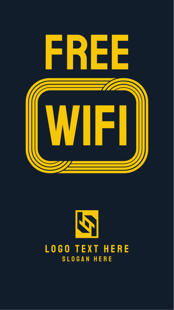 Wifi Service Facebook Story Design Image Preview