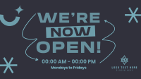 Now Open for Business Animation Image Preview