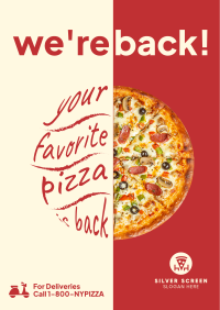 Italian Pizza Chain Flyer Image Preview