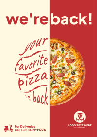 Italian Pizza Chain Flyer Image Preview