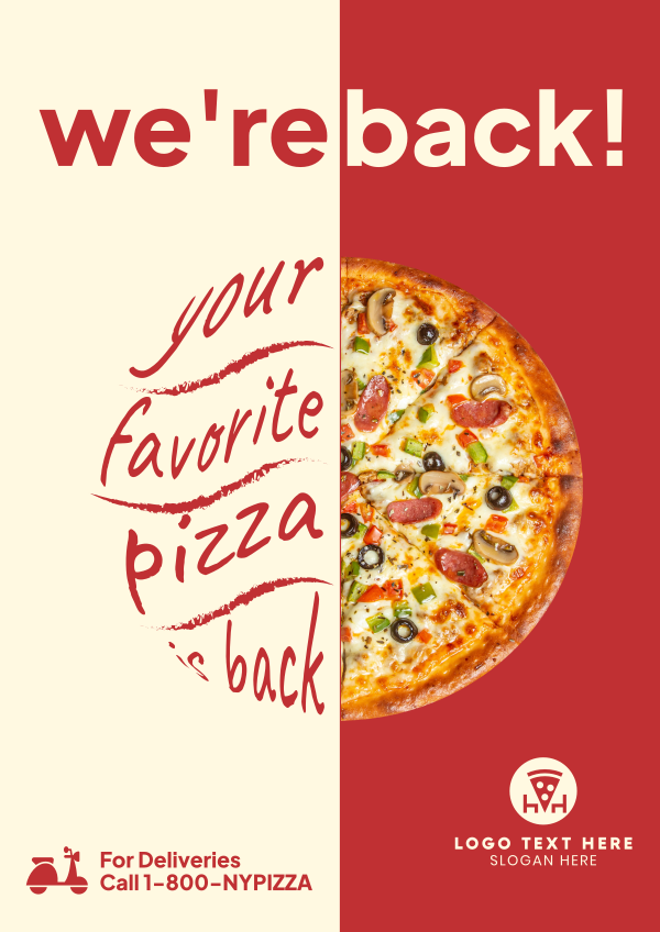 Italian Pizza Chain Flyer Design Image Preview