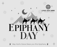 Sparkling Epiphany Day Facebook Post Design