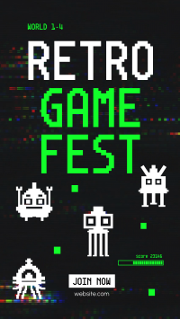 Retro Game Fest TikTok video Image Preview