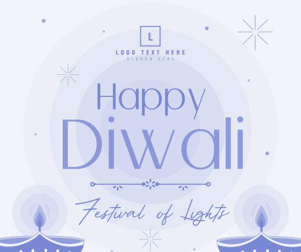 Happy Diwali Facebook Post Design Image Preview