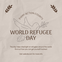 World Refugee Support Instagram Post Image Preview