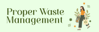 Proper Waste Management Twitter Header Design