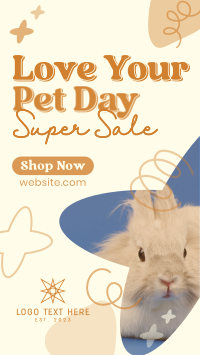 Dainty Pet Day Sale Facebook story Image Preview