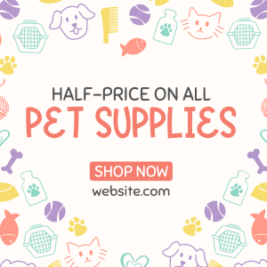 Pet Store Now Open Instagram post Image Preview