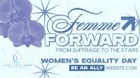 Femme Equality Greeting Facebook event cover Image Preview