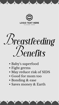 Breastfeeding Benefits TikTok video Image Preview