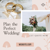 Professional Wedding Planner Instagram Post Design