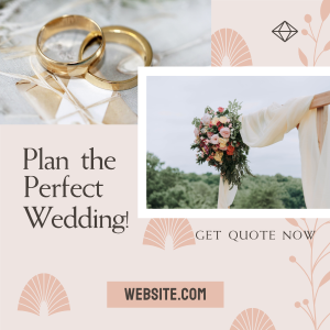 Professional Wedding Planner Instagram post Image Preview