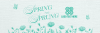 Spring Has Sprung Twitter Header Design