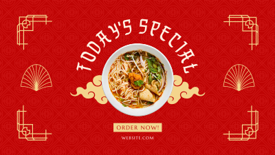 Special Oriental Noodles Facebook event cover Image Preview