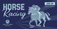 Vintage Horse Racing Facebook ad | BrandCrowd Facebook ad Maker