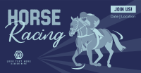 Vintage Horse Racing Facebook ad Image Preview