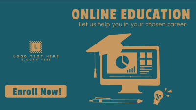 E-Learning Education Facebook event cover Image Preview