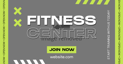 Fitness Training Center Facebook ad Image Preview