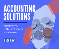 Accounting Solutions Facebook Post Design