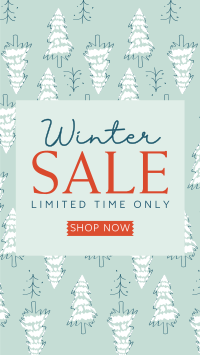 Winter Pines Sale Instagram Reel Image Preview