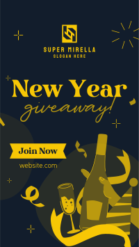 New Year Giveaway Facebook Story Image Preview