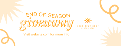 End of Season Giveaway Facebook cover Image Preview