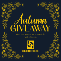 Autumn Giveaway Post Instagram post Image Preview
