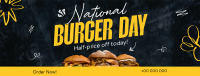 National Burger Day Facebook Cover Design