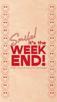 Smile Weekend Quote YouTube short Image Preview