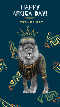 King of Safari Facebook Story Design