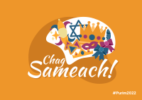 Chag Sameach Postcard Image Preview