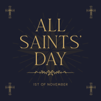 Solemn Saints' Day Linkedin Post Image Preview