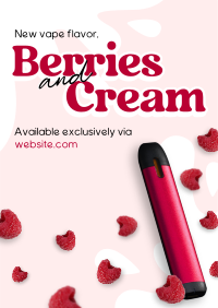 Berries and Cream Flyer Design