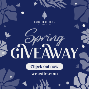 Spring Giveaway Flowers Instagram post Image Preview