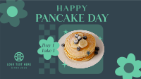Cute Pancake Day Facebook event cover Image Preview