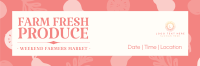 Farmers Market Produce Twitter Header Image Preview