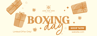 Playful Boxing Day Facebook cover Image Preview