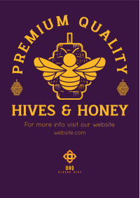 High Quality Honey Flyer Design