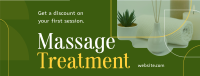 Relaxing Massage Facebook Cover Design