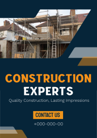 Modern Construction Experts Poster Image Preview