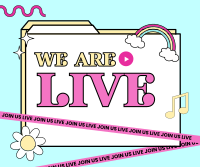 Cute Livestream Facebook post Image Preview