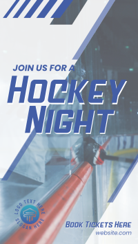 Ice Hockey Night TikTok video Image Preview